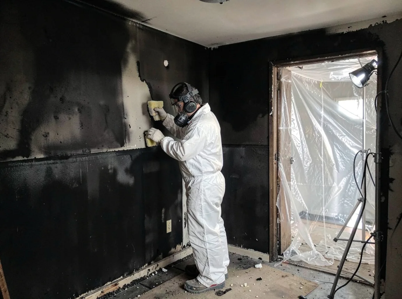 Fire Damage Restoration company in Coral, MI